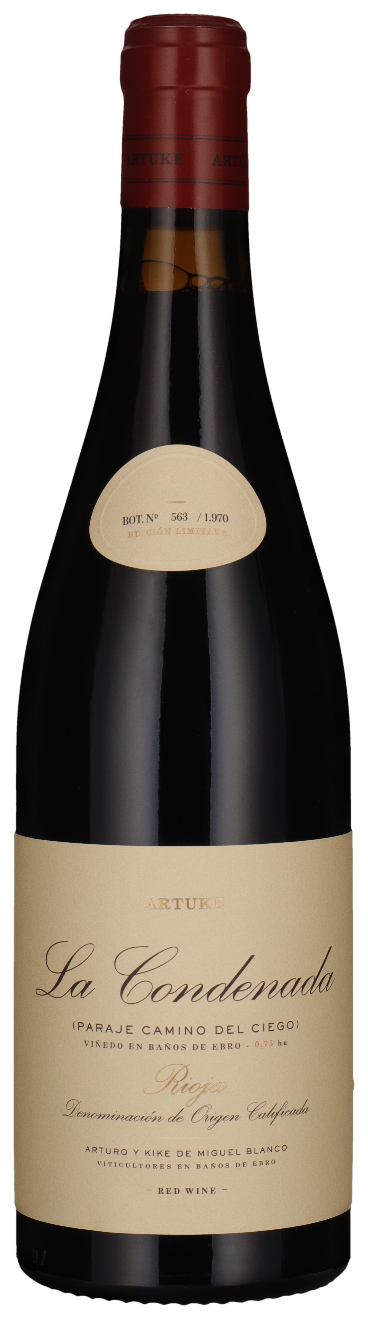 La Condenada 2022 wine bottle