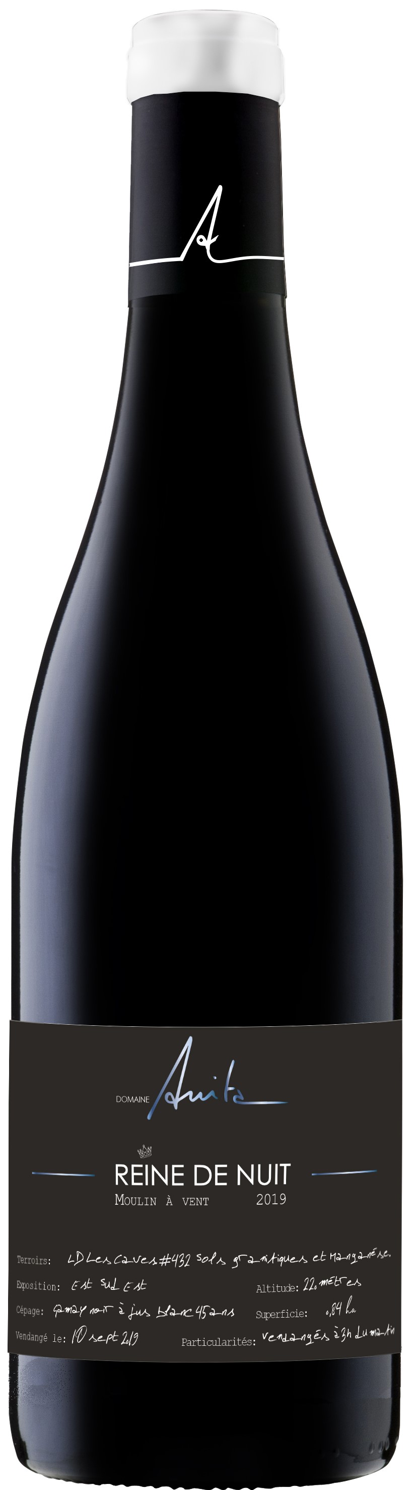 Domaine Anita Moulin-à-Vent Reine de Nuit 2019 wine bottle