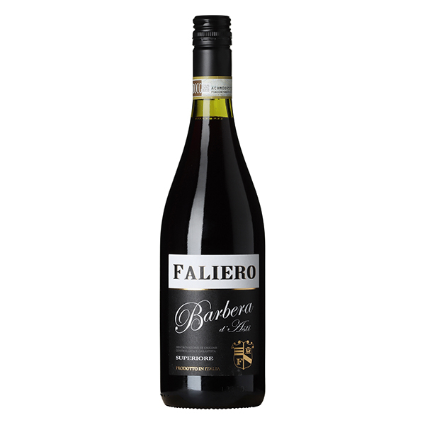 Faliero Barbera d'Asti Superiore wine bottle