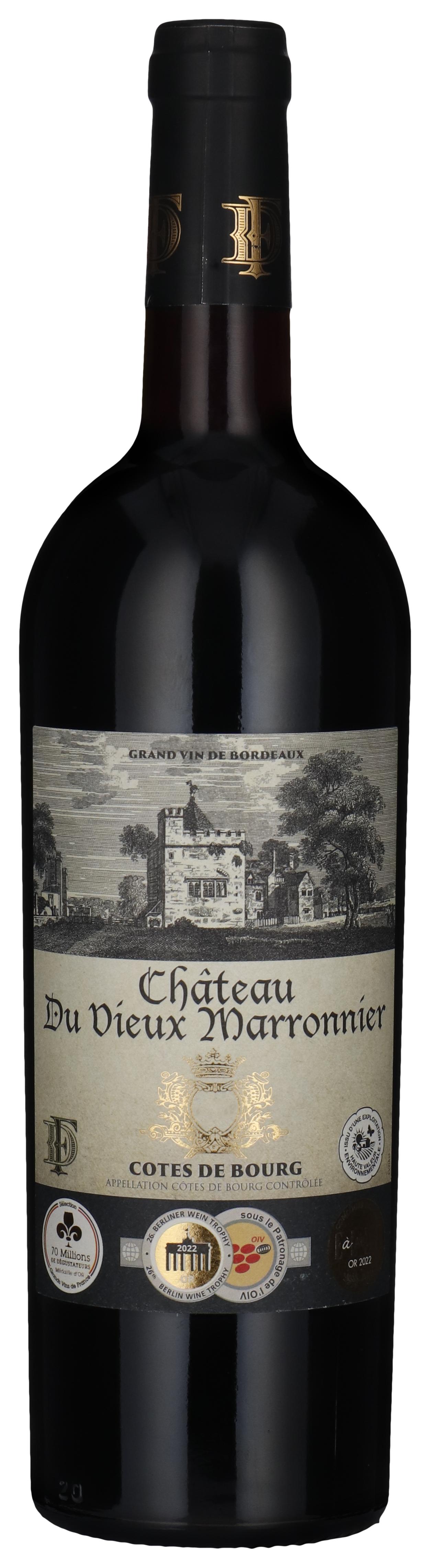 Château du Vieux Marronnier 2021 wine bottle