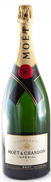 Moet & Chandon Champagne Brut Imperial Magnum wine bottle