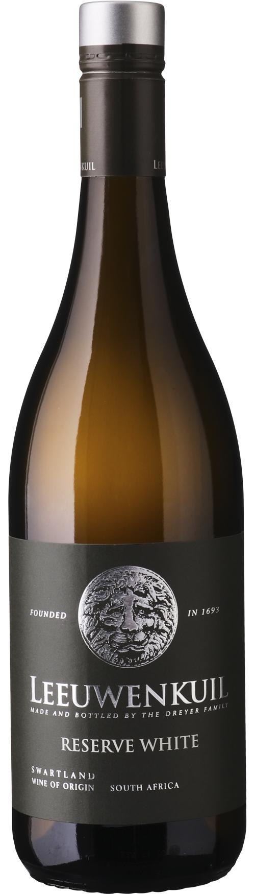 Leeuwenkuil Reserve White wine bottle
