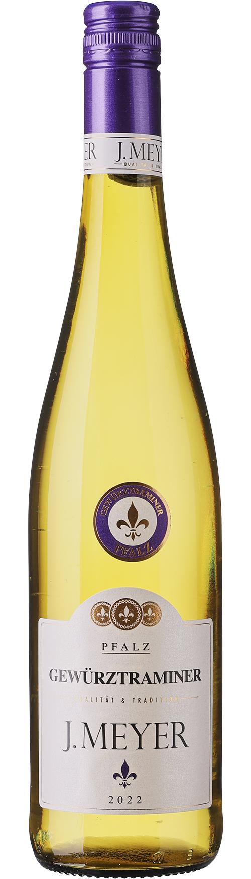 Moselland J. Meyer Qualitätswein Pfalz Gewürztraminer wine bottle