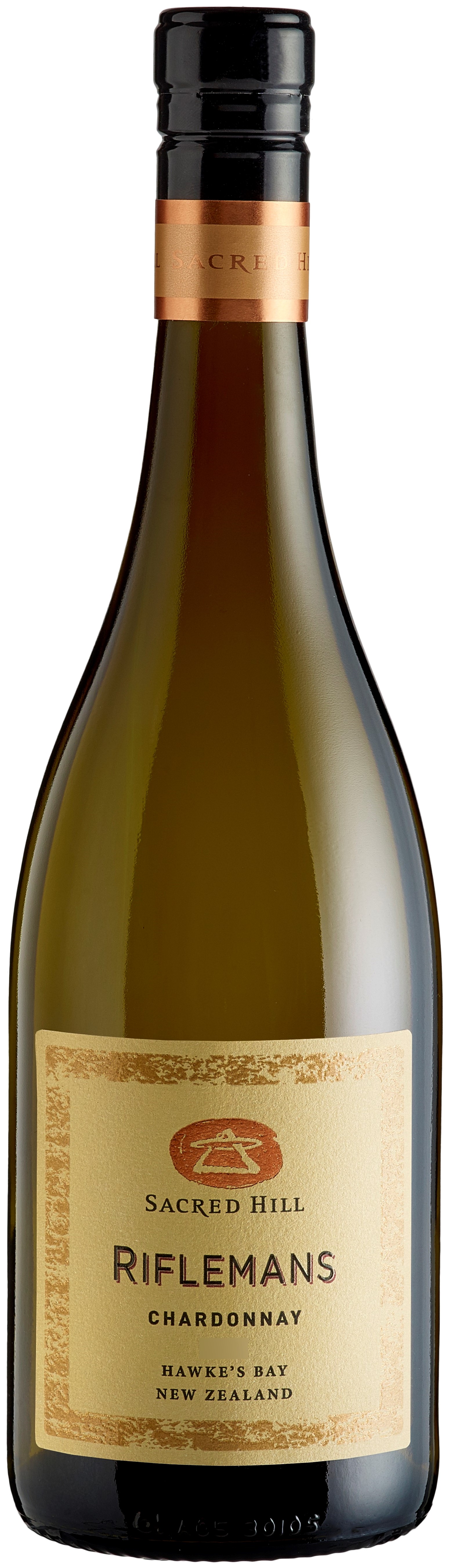 Sacred Hill Chardonnay Riflemans Hawke's Bay 2019 wine bottle