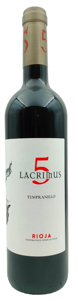 Lacrimus 5 Rioja Tempranillo 2021 wine bottle