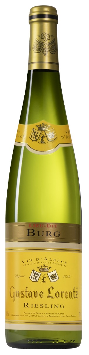 Gustave Lorentz Riesling Lieu Dit Burg 2022 ØKO wine bottle