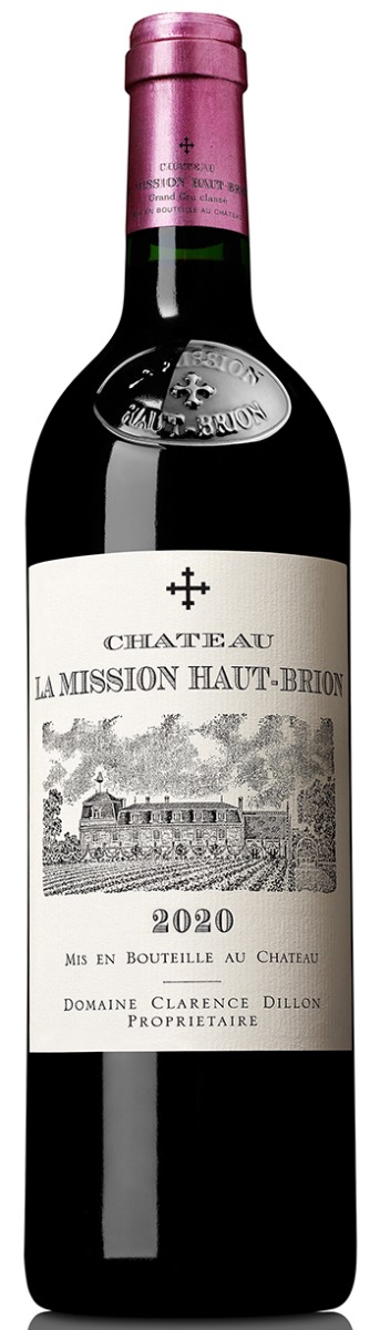 Chateau La Mission Haut-Brion Cru Classé Pessac-Leognan 2020 i trækasse wine bottle