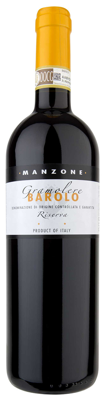 Manzone Barolo DOCG Gramolere Riserva 2013 i trækasse wine bottle