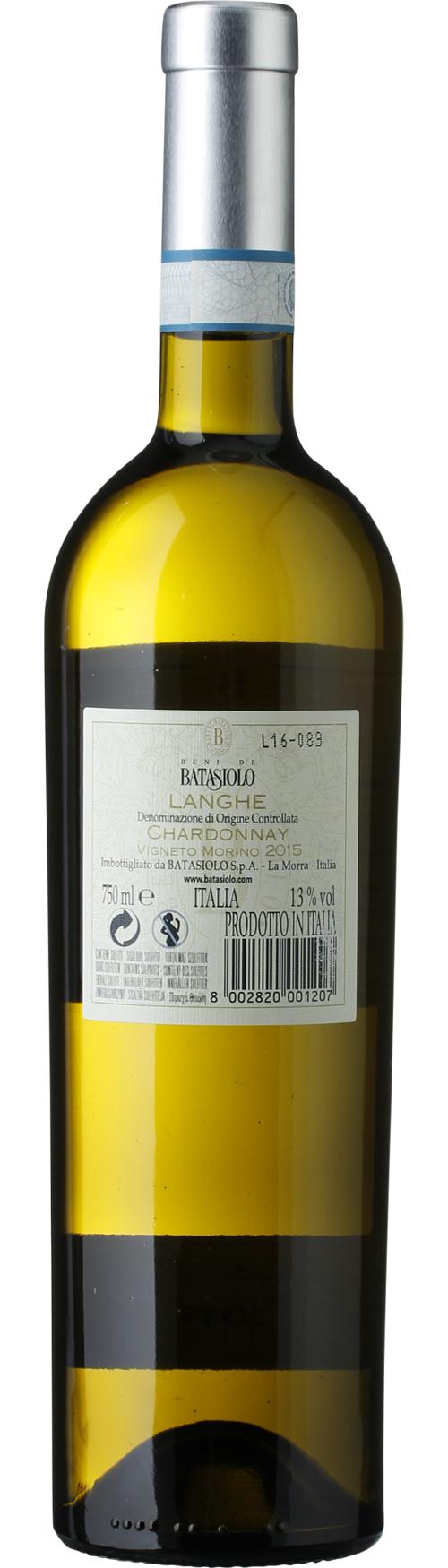 Beni di Batasiolo Langhe Chardonnay Morino wine bottle