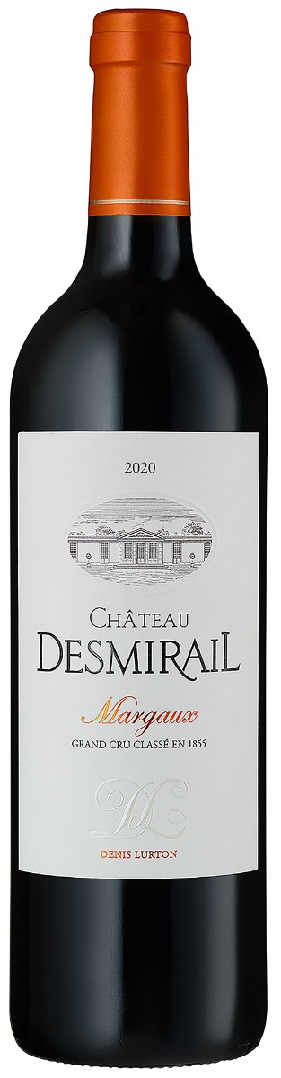Chateau Desmirail Margaux 3. Cru Classé 2020 i trækasse wine bottle