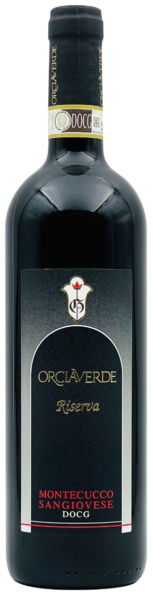 Orciaverde Montecucco Sangiovese Riserva DOCG 2019 ØKO wine bottle