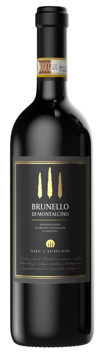 Tre Cipressi Brunello di Montalcino 2019 wine bottle