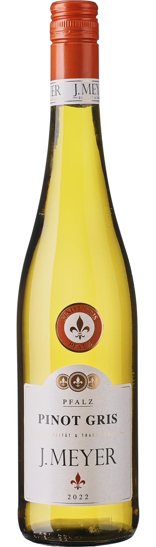 Moselland J. Meyer Qualitätswein Pfalz Pinot Gris wine bottle