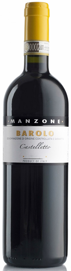 Manzone Barolo DOCG Castelletto 2010 wine bottle