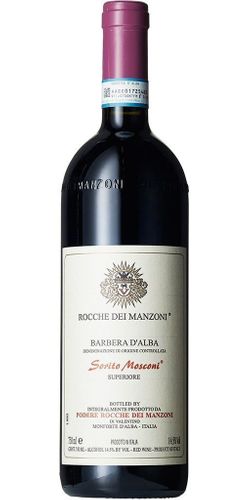Rocche dei Manzoni, Barbera d'Alba Superiore, Sorito Mosconi 2021 wine bottle