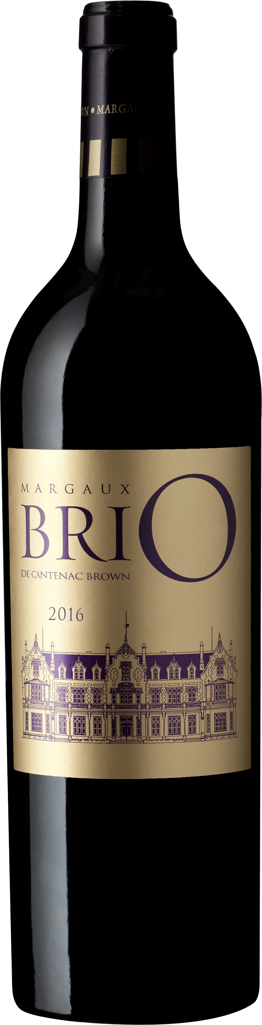 Brio de Cantenac Brown Margaux 2016 wine bottle