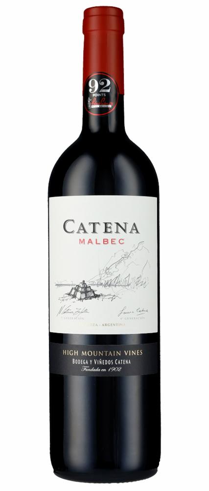 2015 Catena Malbec Mendoza High Mountain Vines wine bottle
