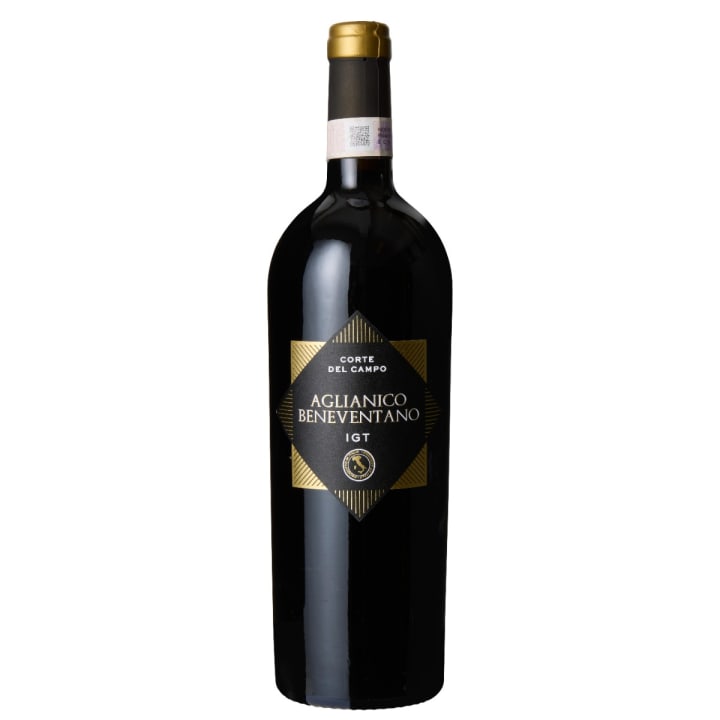 Corte del Campo Aglianico Beneventano 2022 wine bottle