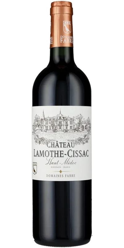 Chateau Lamothe-Cissac Haut-Médoc 2022 wine bottle
