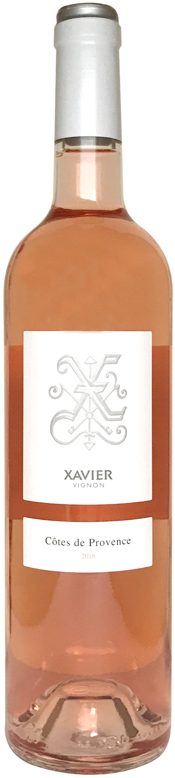 Xavier Cotes du Provence Rose 2016 wine bottle