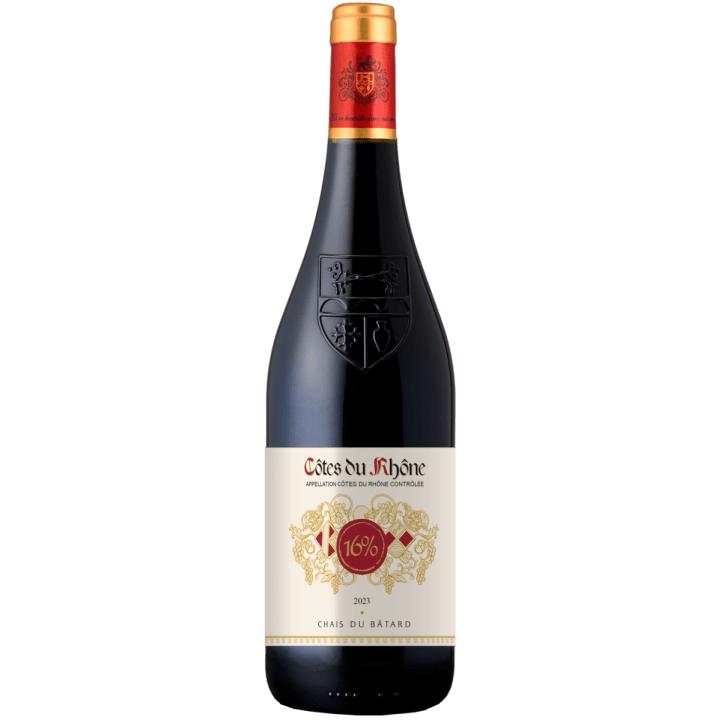 Chais du Batard Cotes du Rhone 2023 wine bottle