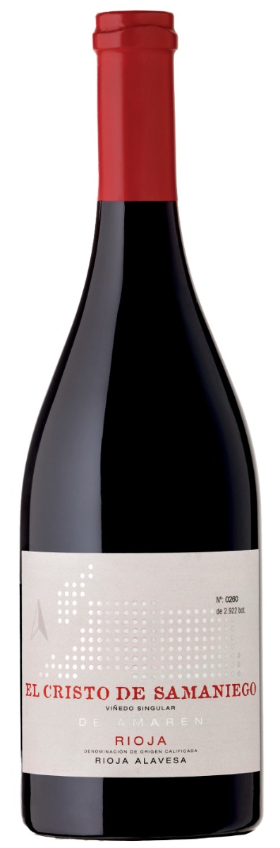 Bodegas Amaren Viñedo Singular El Cristo de Samaniego Rioja Alavesa 2018 i trækasse wine bottle