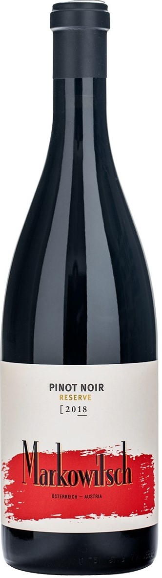 Markowitsch Pinot Noir Reserve 2018 wine bottle