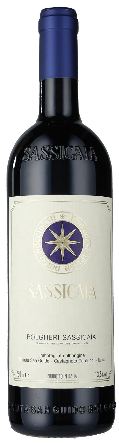 Sassicaia 2020 wine bottle
