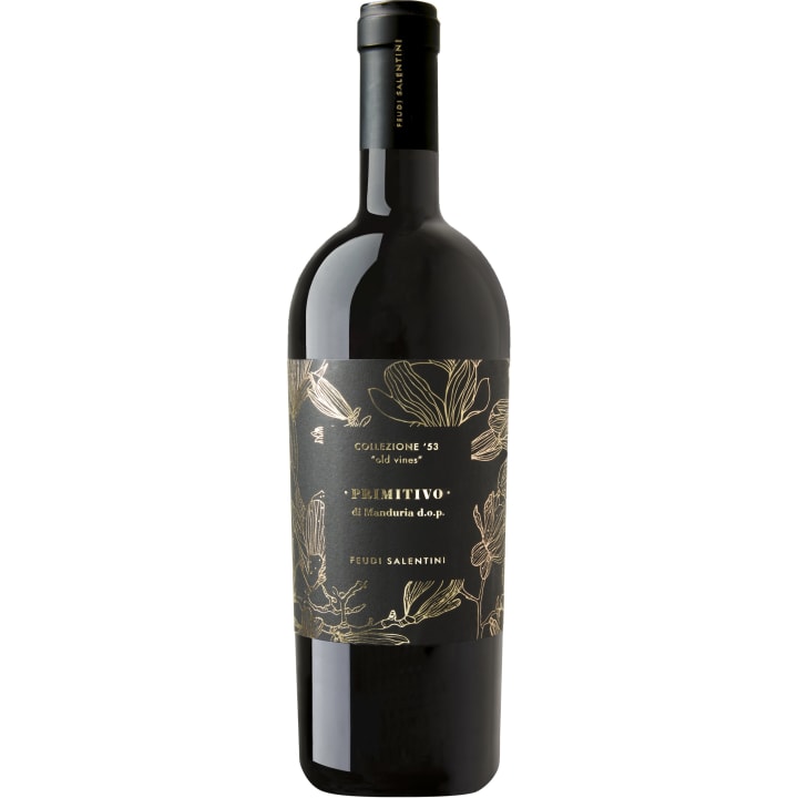 Feudi Salentini `Collezione 53` Primitivo di Manduria 2019 wine bottle