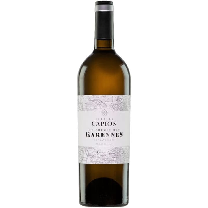 Chateau Capion Le Chemin des Garennes Blanc 2020 wine bottle