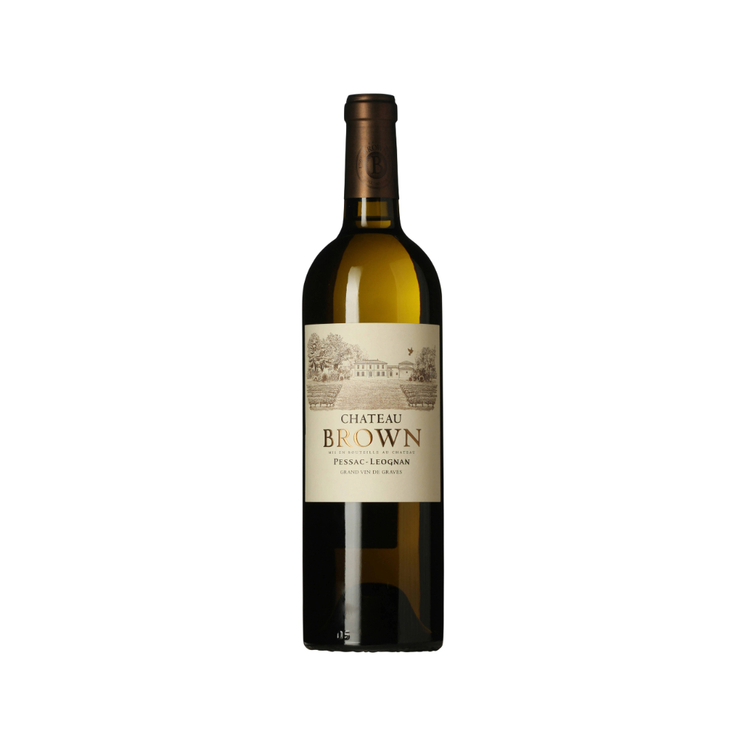 Château Brown Blanc Pessac-Léognan wine bottle