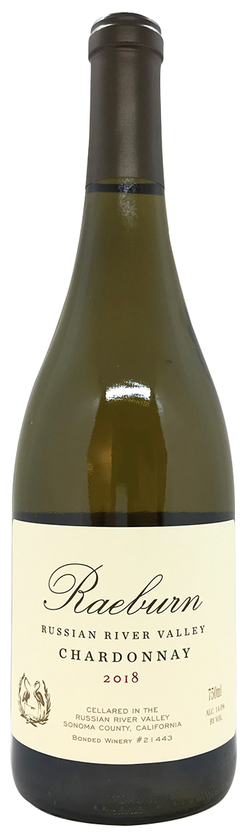 Raeburn Chardonnay 2018 wine bottle