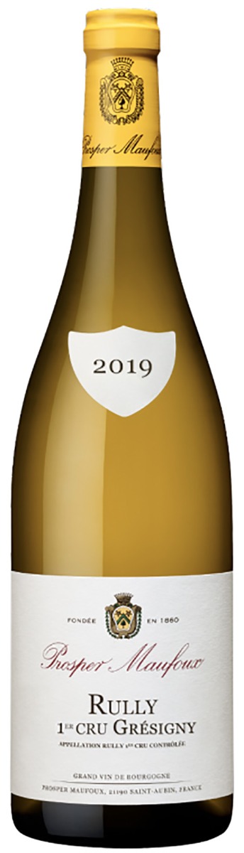 Prosper Maufoux Rully 1er Cru Grésigny 2019 wine bottle