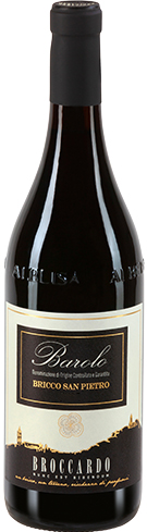 Broccardo Barolo Bricco San Pietro 2019 wine bottle