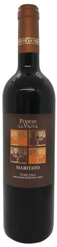 Podere La Vigna Maritato Toscana IGT 2019 wine bottle