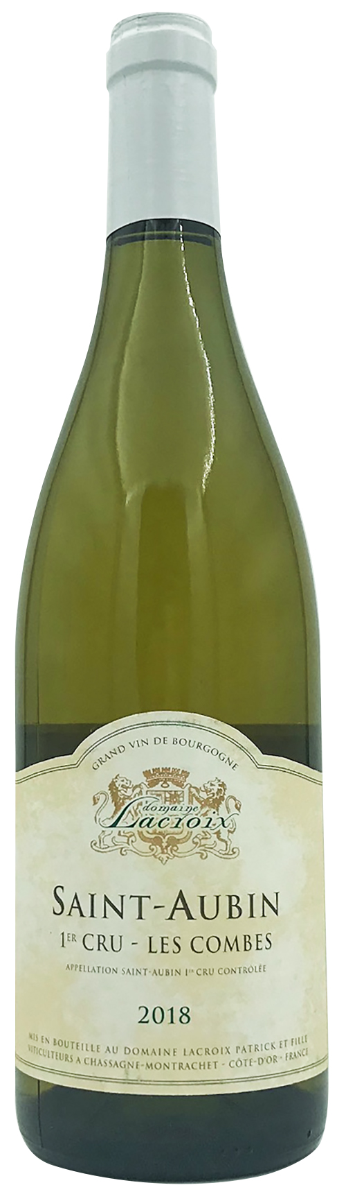 Domaine Lacroix Saint-Aubin 1er Cru Les Combes 2018 wine bottle
