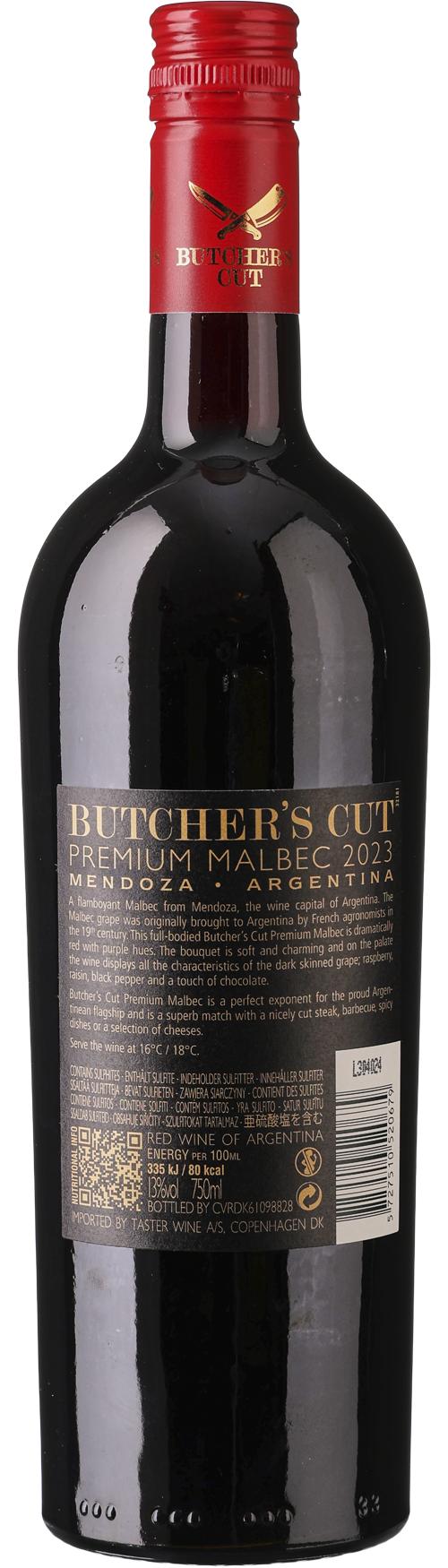 Butcher’s Cut Premium Malbec wine bottle