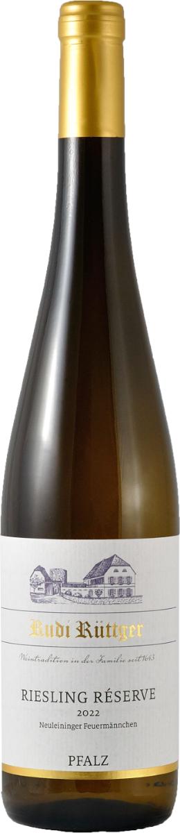 Rudi Rüttger Riesling Réserve trocken Pfalz 2022 wine bottle