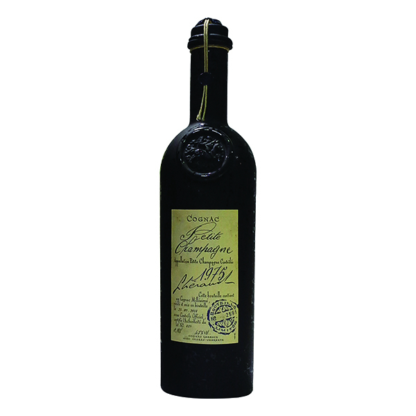 Lhéraud Cognac Petite Champagne 1973 wine bottle
