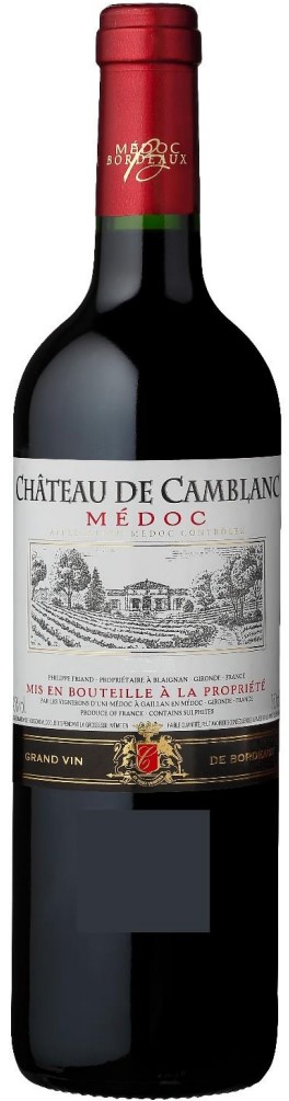Château de Camblanc Médoc 2019 wine bottle