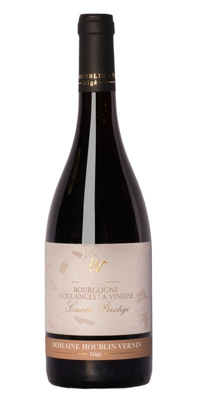 Domaine Houblin-Vernin Bourgogne Rouge Coulanges-la-Vineuse Cuvee Prestige 2022 wine bottle