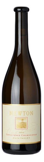 Newton Unfiltered Chardonnay 2012 wine bottle