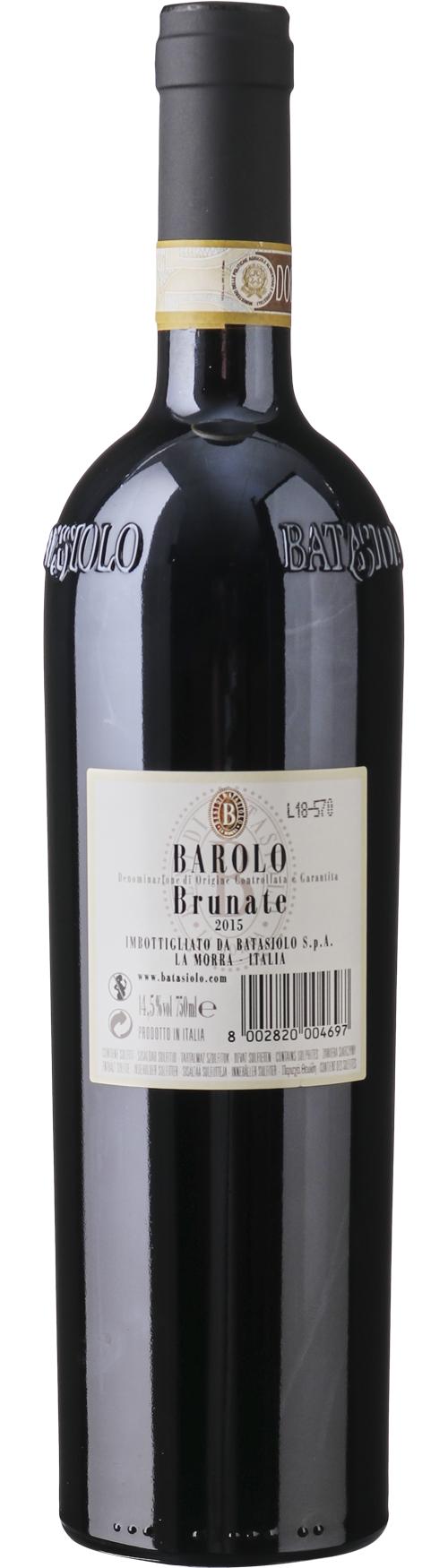 Beni di Batasiolo Barolo DOCG Brunate wine bottle