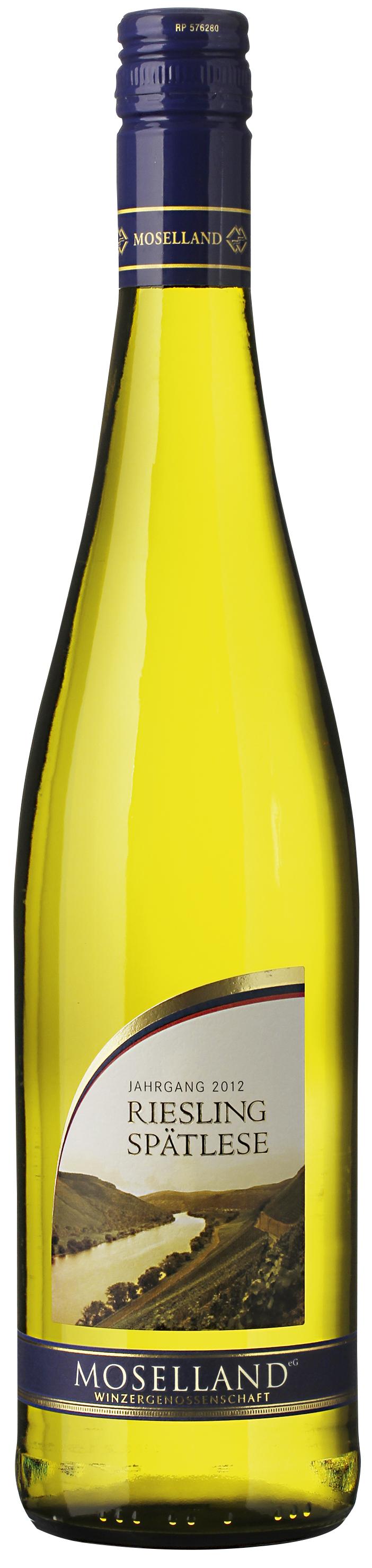 Moselland Riesling Spätlese wine bottle