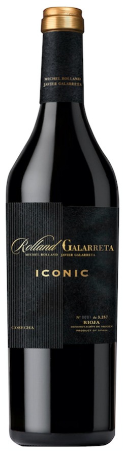 Rolland & Galarreta Rioja Iconic 2018 i trækasse wine bottle