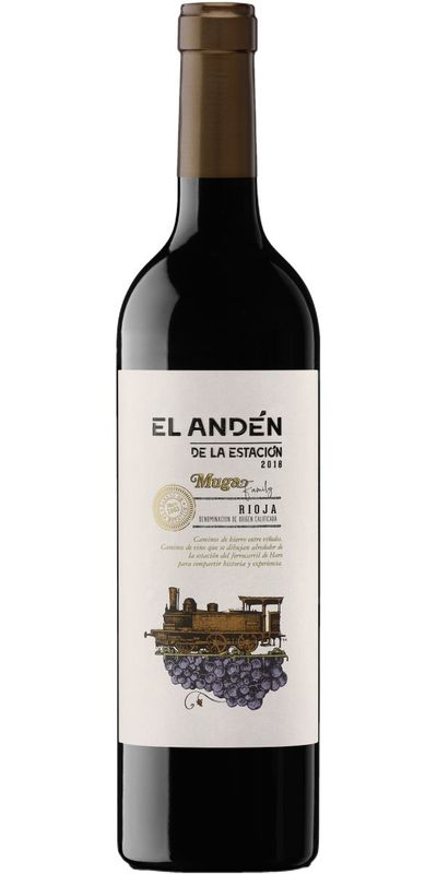 Muga, Rioja, El Andén de la Estación Crianza 2021 wine bottle