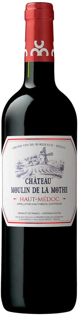 Château Moulin de la Mothe Haut-Médoc 2018 wine bottle