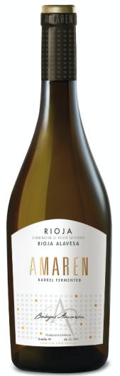Bodegas Amaren Rioja Alavesa Blanco Barrel Fermented 2019 wine bottle
