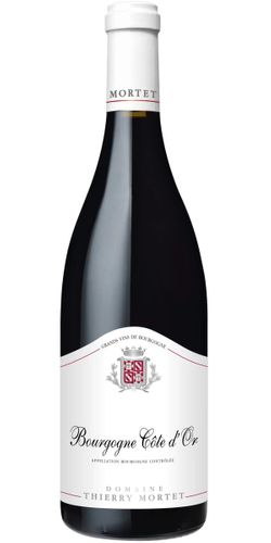 Domaine Thierry Mortet, Bourgogne Rouge Cote d'Or 2022 Øko wine bottle