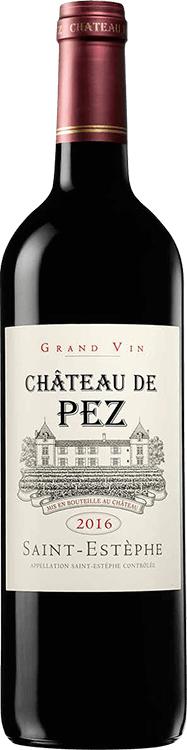 Chateau de Pez Saint-Estephe 2016 wine bottle